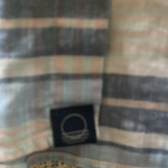 Even Tide mens L slim short sleeve button down shirt casual beachy summer - Picture 7 of 9